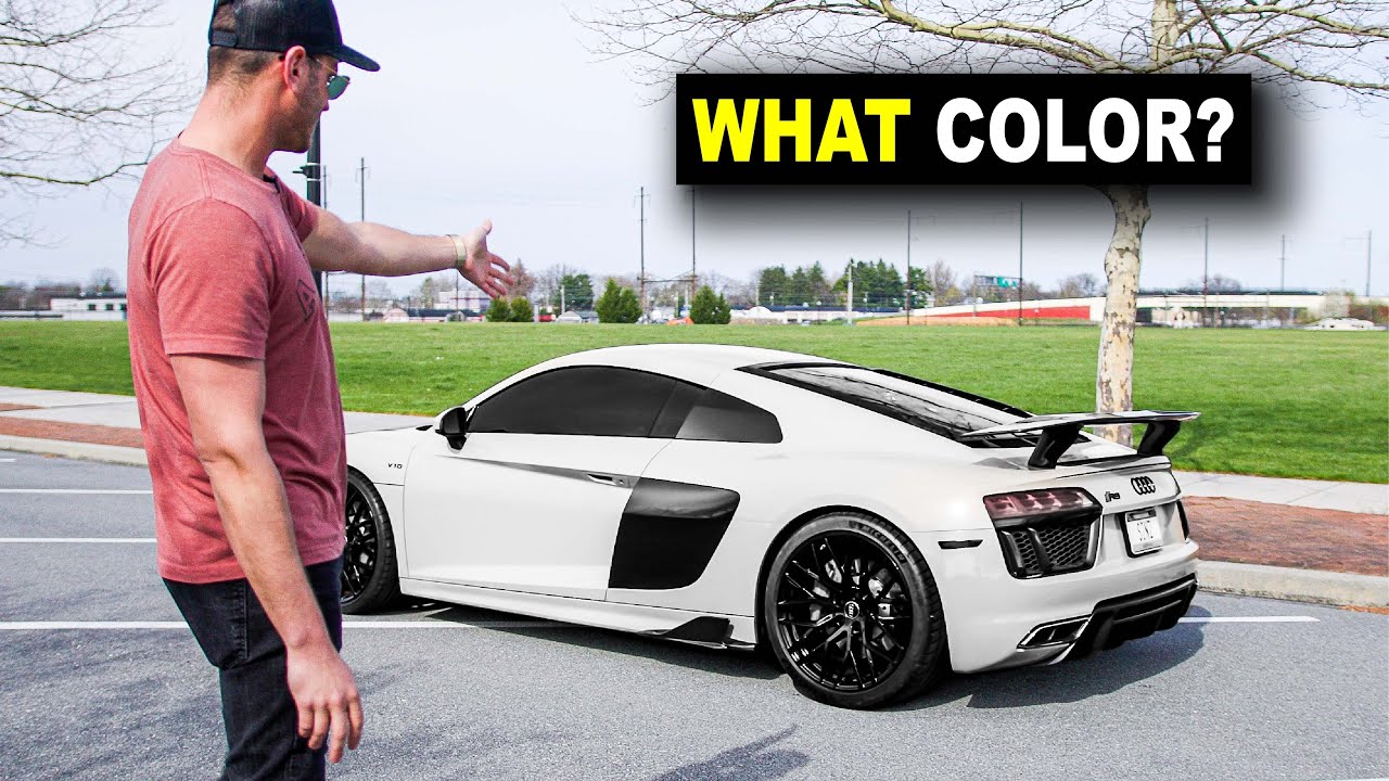 Sexiest AUDI R8 wrap in the WORLD(4K)