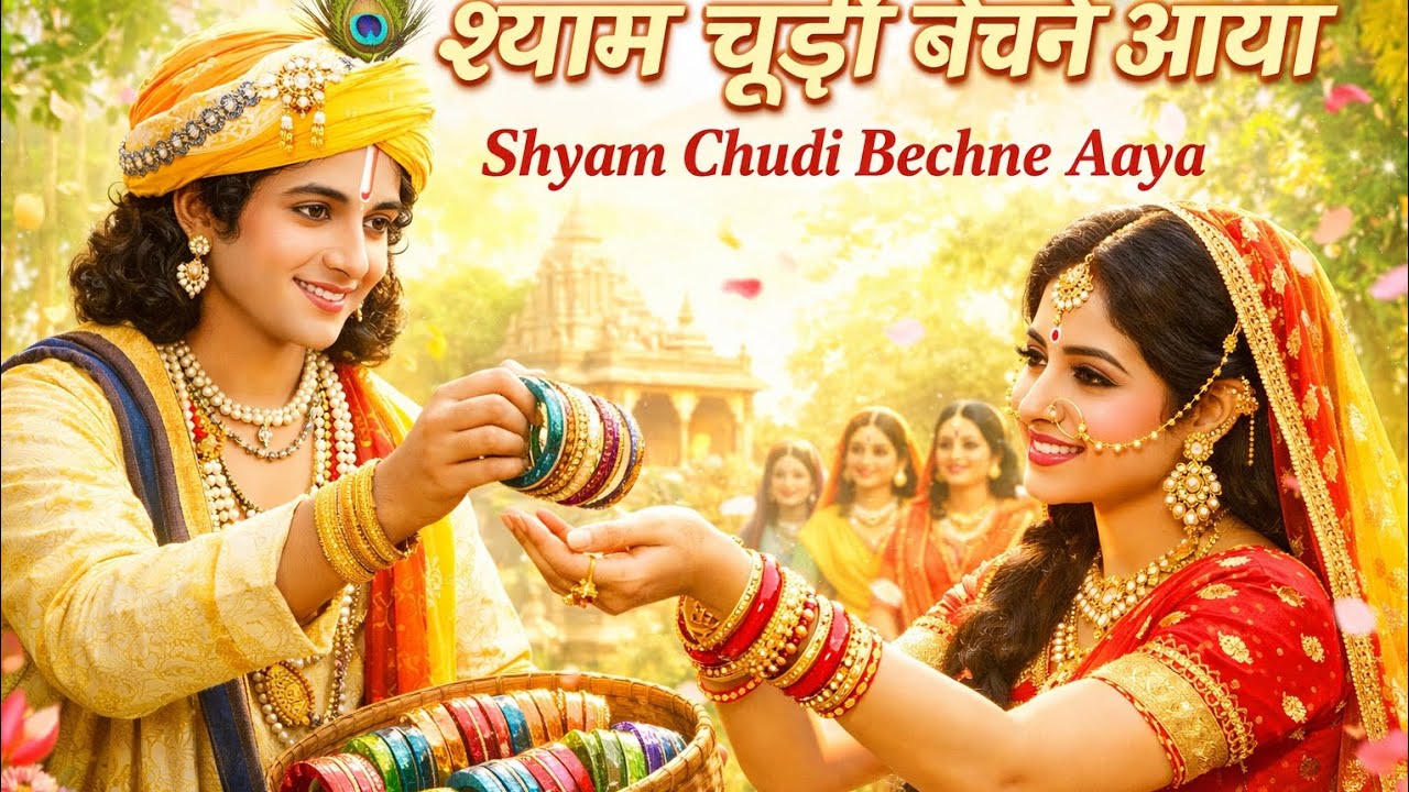 श्याम चूड़ी बेचने आया 😍 | Most Beautiful Krishna Bhajan | Radha Shyam Leela