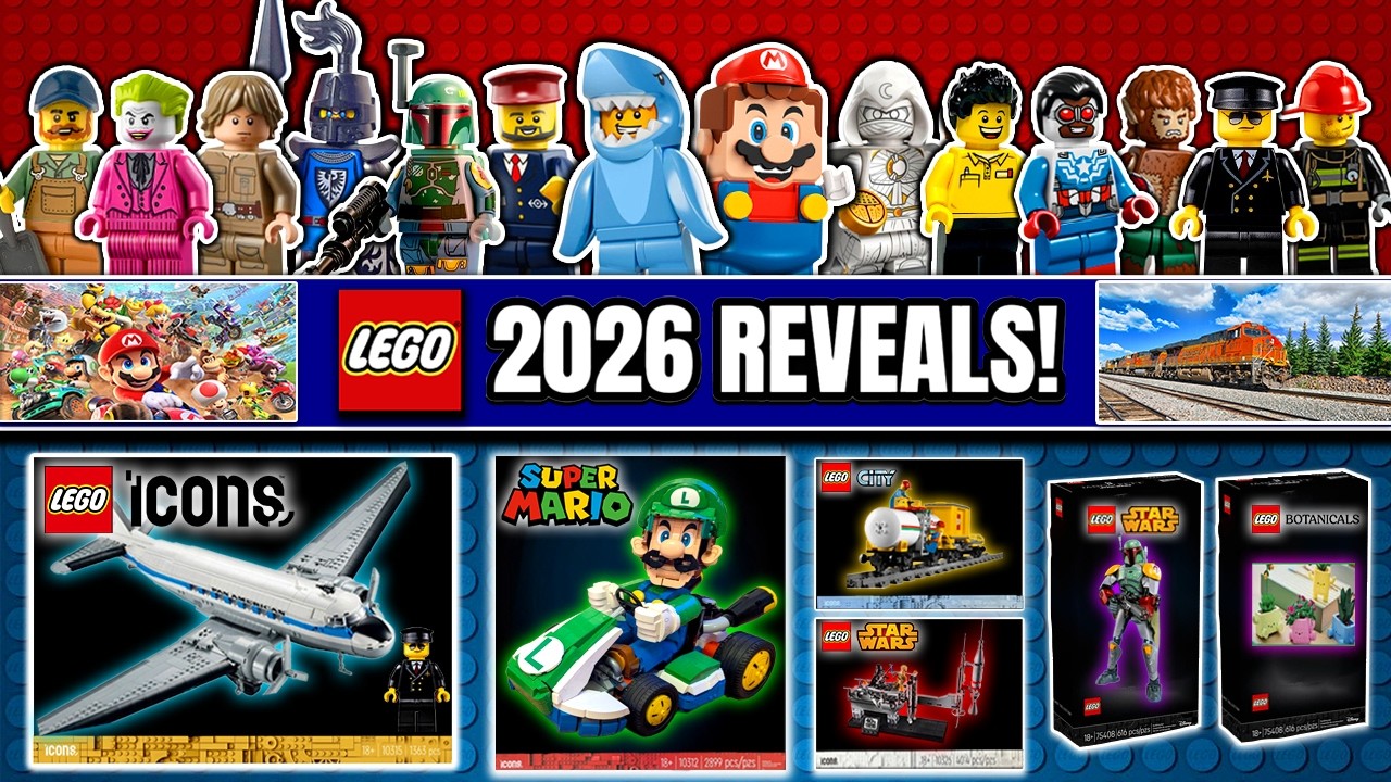Безумные утечки LEGO! Super Mario, Icons, City, Star Wars и многое другое!