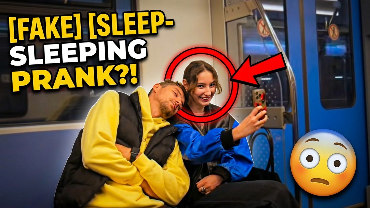 FAKE SLEEPING PRANK IN THE METRO