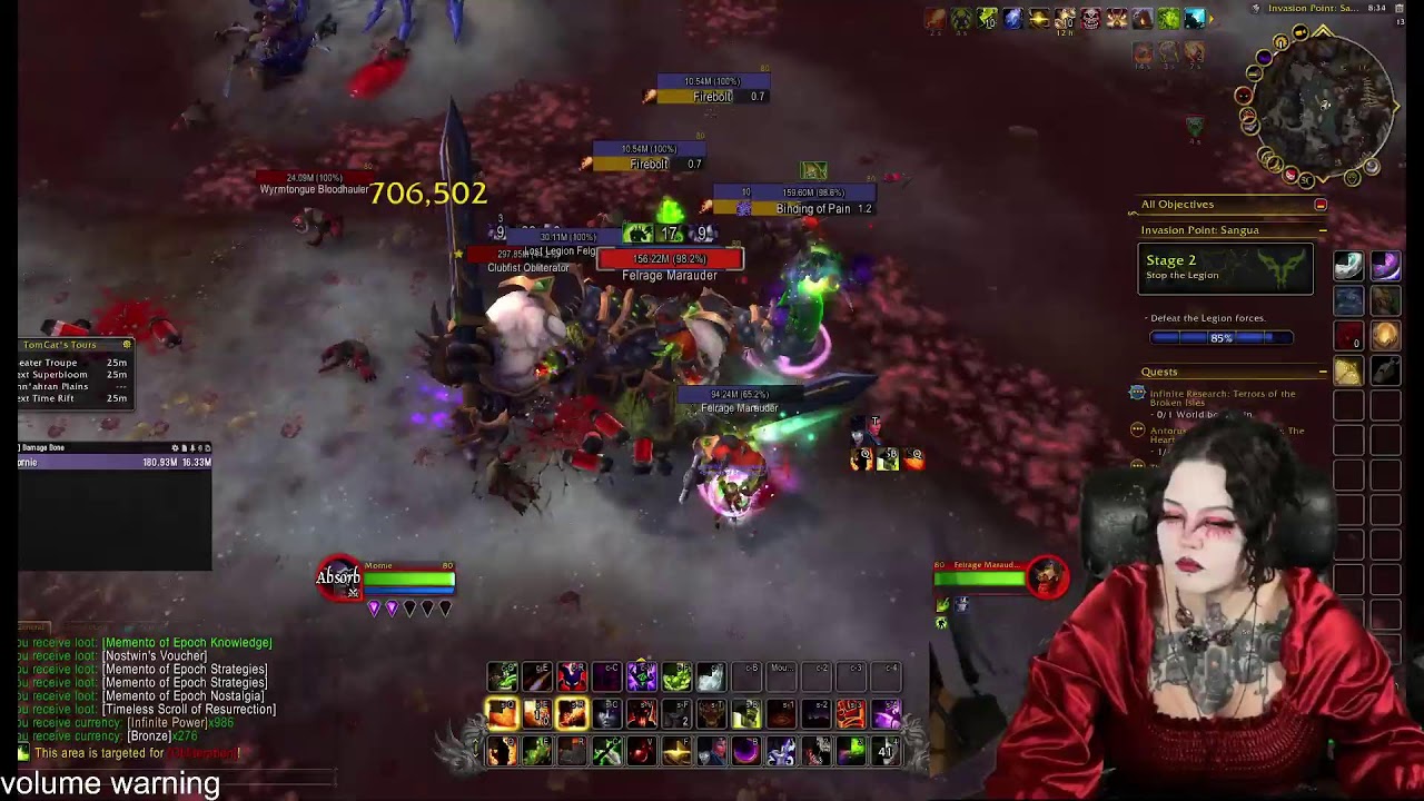 goth mommy plays WoW badly