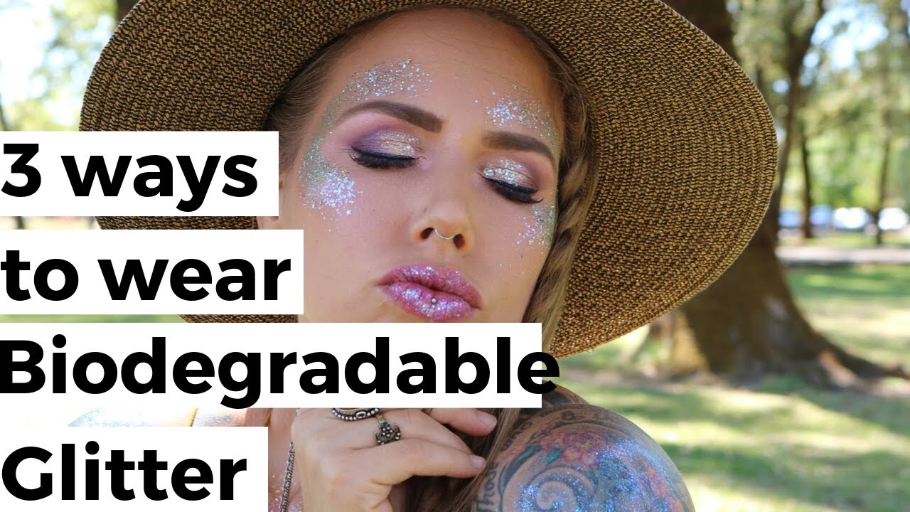 3 ways to wear Biodegradable glitter Festival Glitter