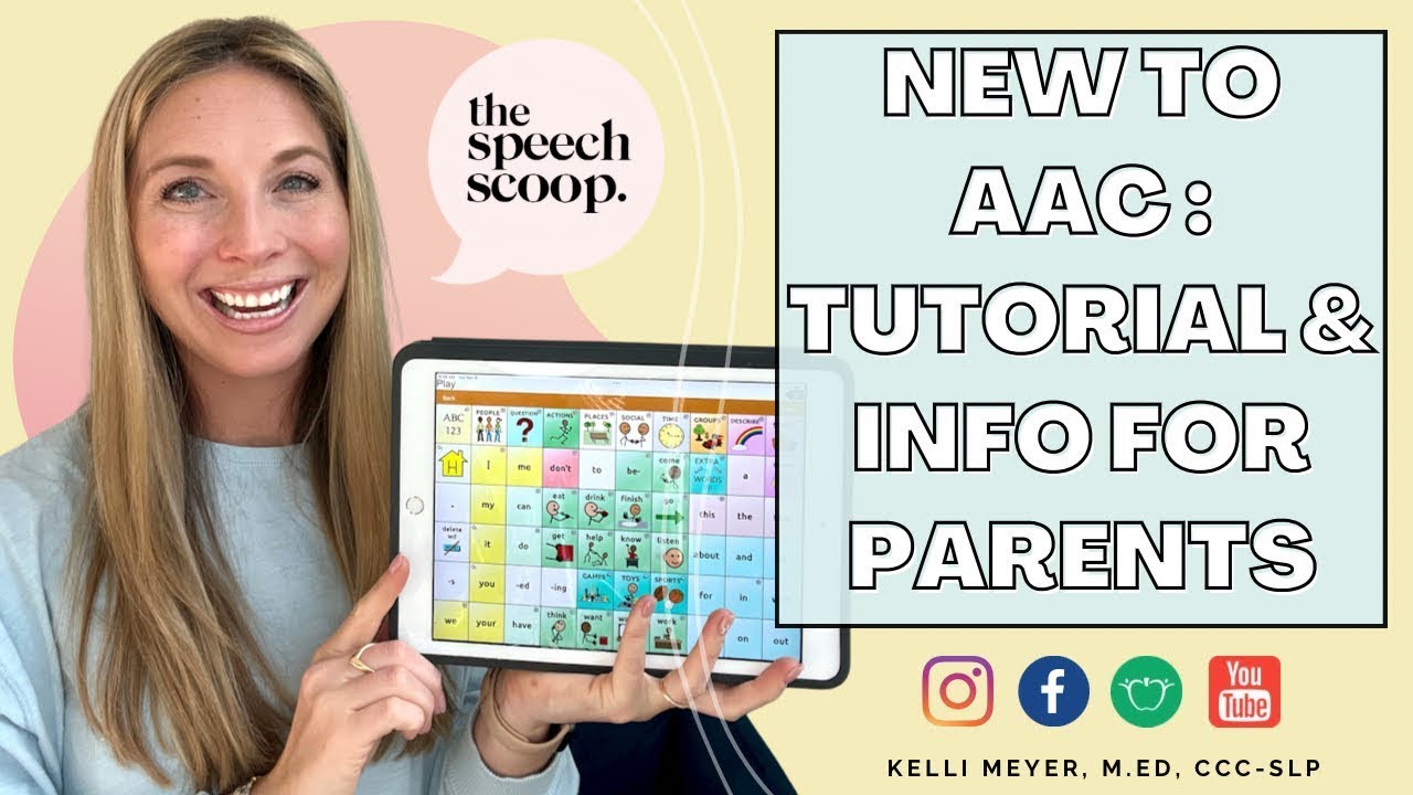 НАЧАЛО РАБОТЫ С AAC: Что нужно знать родителям от SLP, ModelingTouchChat с Wordpower