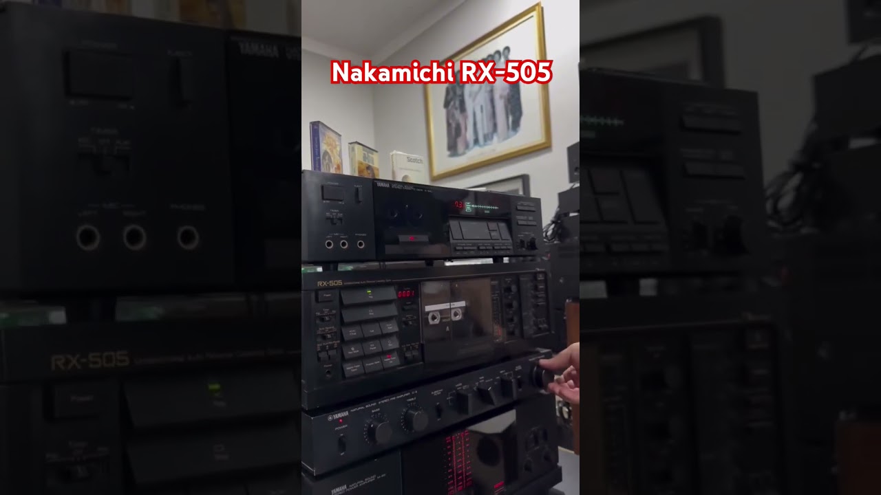 Nakamichi RX-505 Stereo Cassette Recorder Deck #nakamichi #audio #cassette #recorder #deck #music