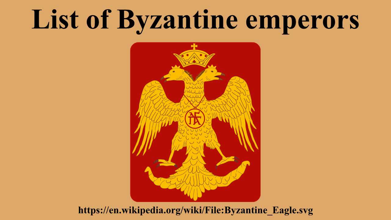 List of Byzantine emperors