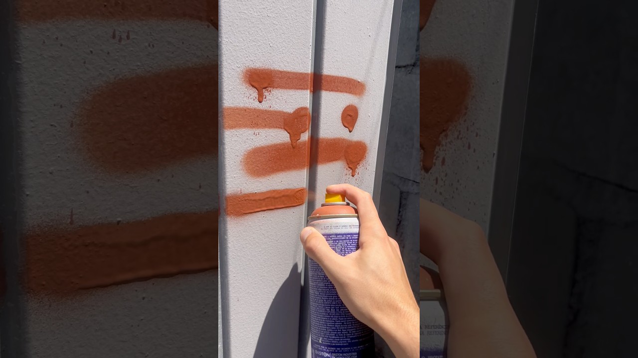 Como N&Atilde;O deixar a Tinta Spray Escorrer  #dicas #pintura #spray #graffiti