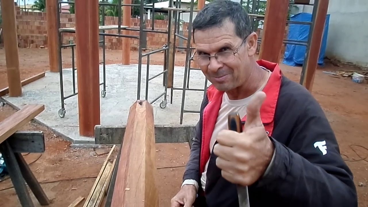 Quiosque PREPARANDO PONTALETE E ESPIGÕES #Carpintaria