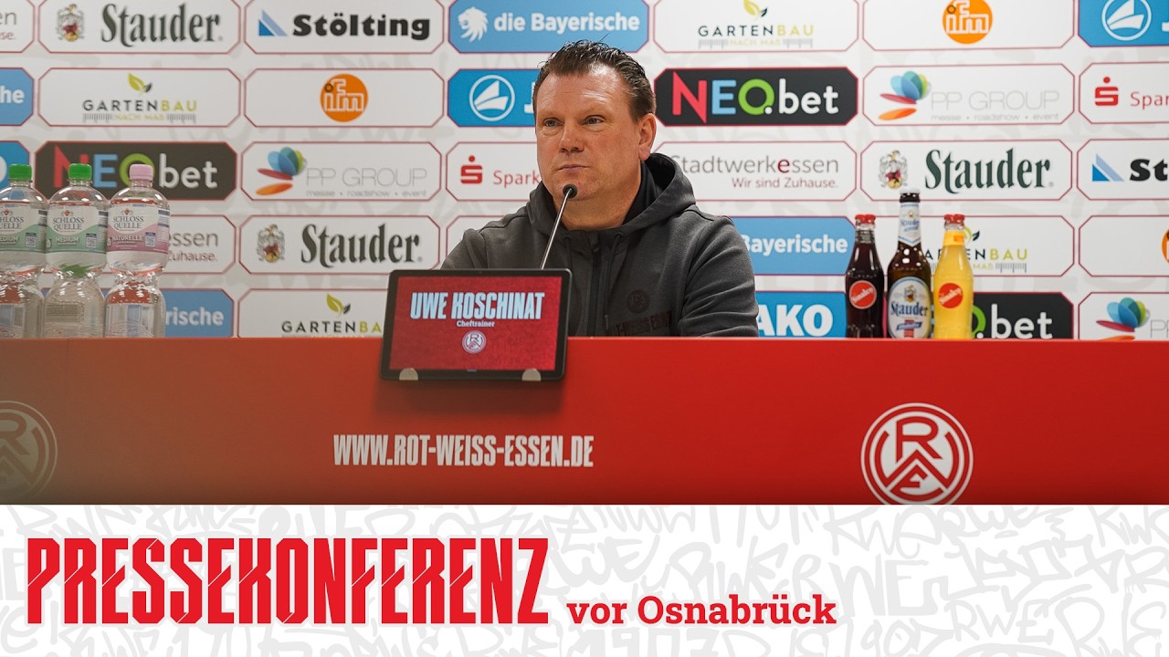 Pressekonferenz vor VfL Osnabrück | 25. Spieltag | #immeRWEiter #nurderrwe