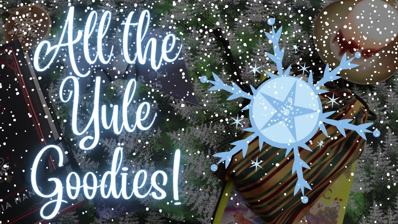 All the Goodies I'll be working with for the season of Yule!