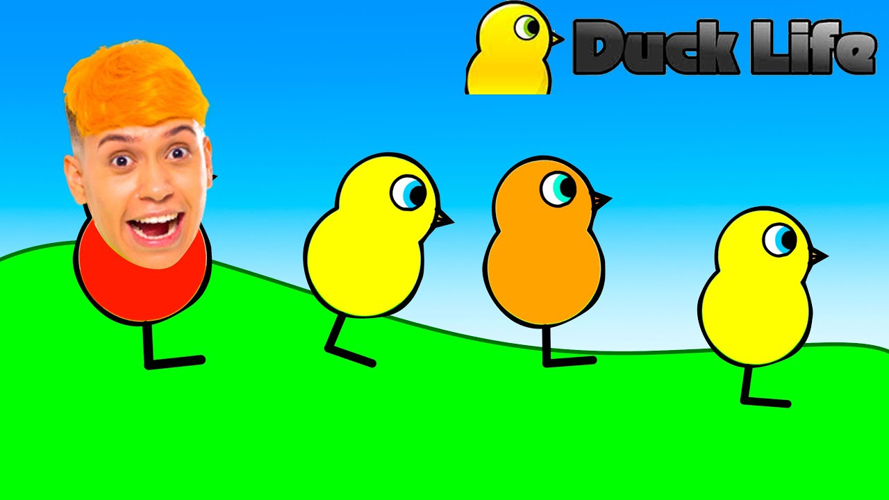 VIREI PATO POR 1 DIA E TREINEI PRA FICAR SUPER RÁPIDO!! (Duck Life)