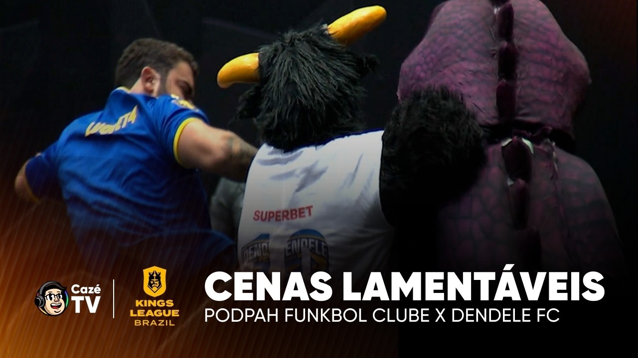 FECHOU O TEMPO! LUQUETA SE DESENTENDE COM MASCOTE DO FUNKBOL E CLIMA ESQUENTA NA KINGS LEAGUE