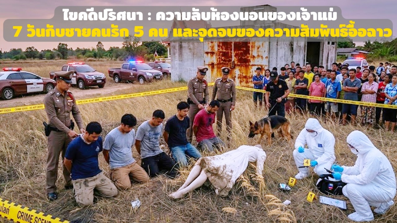 คดีปริศนาไทยแลนด์: ความลับห้องรักเจ้าแม่ 7 วัน 5 คนรัก และจุดจบรักหมู่ - เส้นทางสืบสวนไขคดี