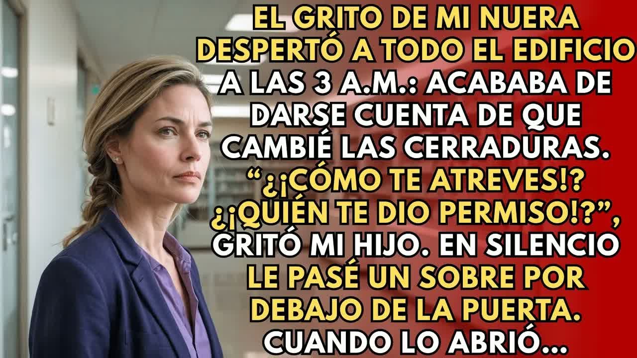 ¡Mi Nuera Gritó A Las Tres De La Mañana… Y Descubrió Que La Había Dejado Fuera De Mi Casa Para S