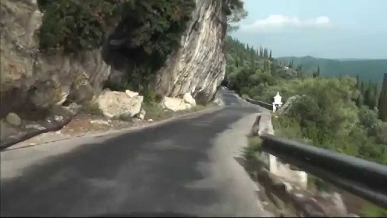 Korfu 2014 samochodem, Corfu from the car