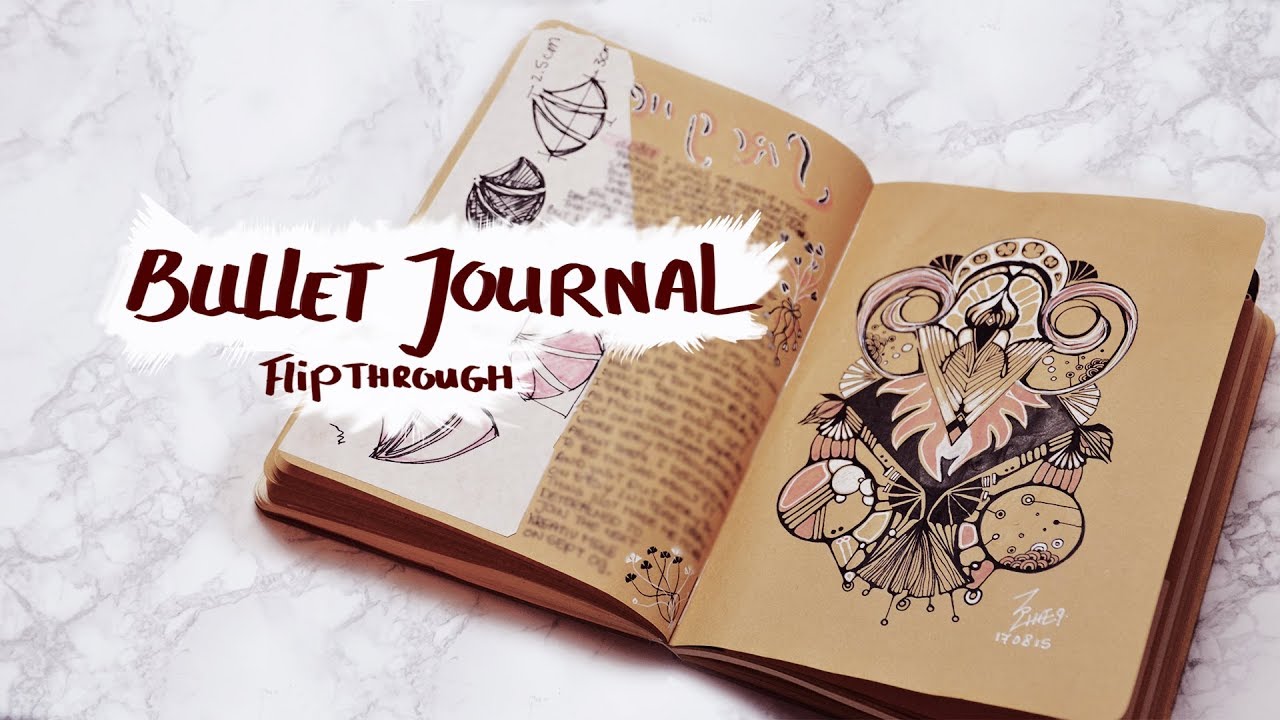 My Bullet Journal 2017 Flipthrough / INKjournal | Khaenine