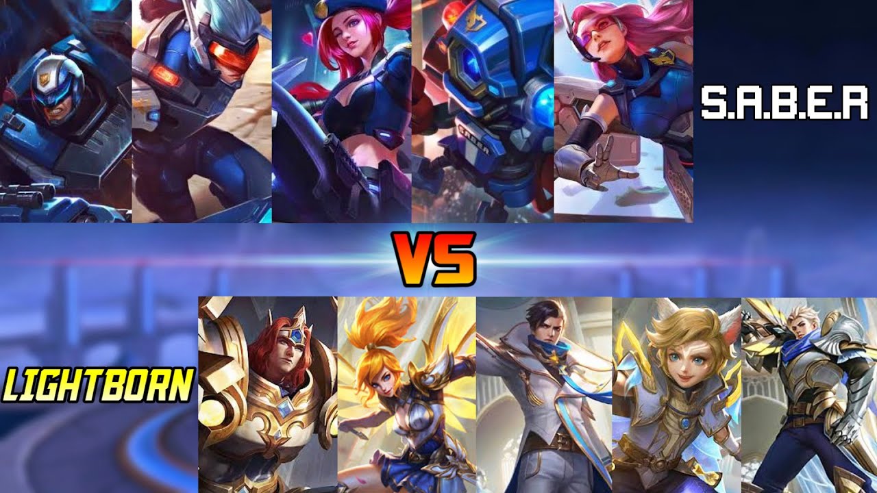 MOBILE LEGENDS S.A.B.E.R. VS LIGHTBORN | БОЙ 1 НА 1 MOBILE LEGENDS SABER VS LIGHTBORN