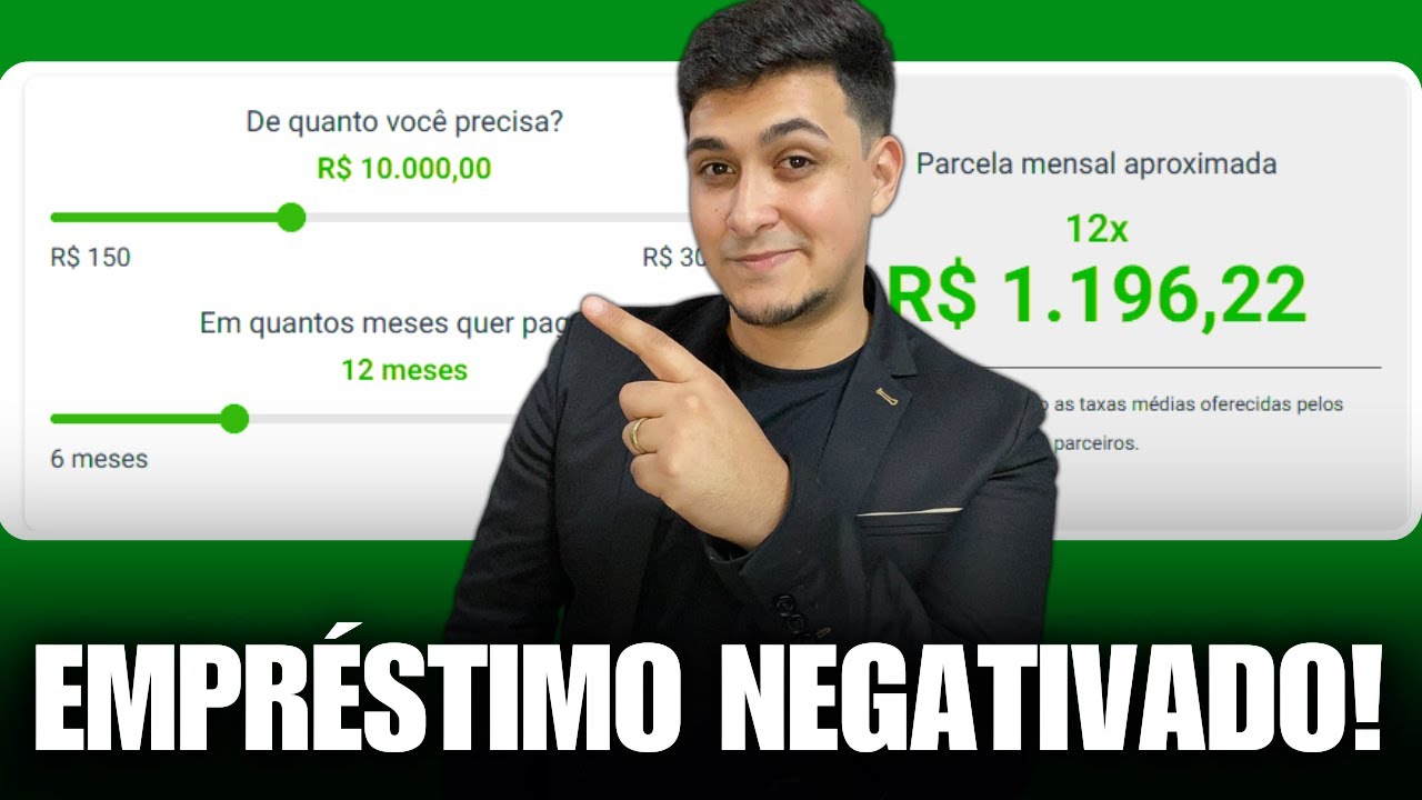 ATIVE AGORA! EMPR&Eacute;STIMO PARA NEGATIVADOS QUE APROVAM NA HORA | Veja Como Pedir o Seu