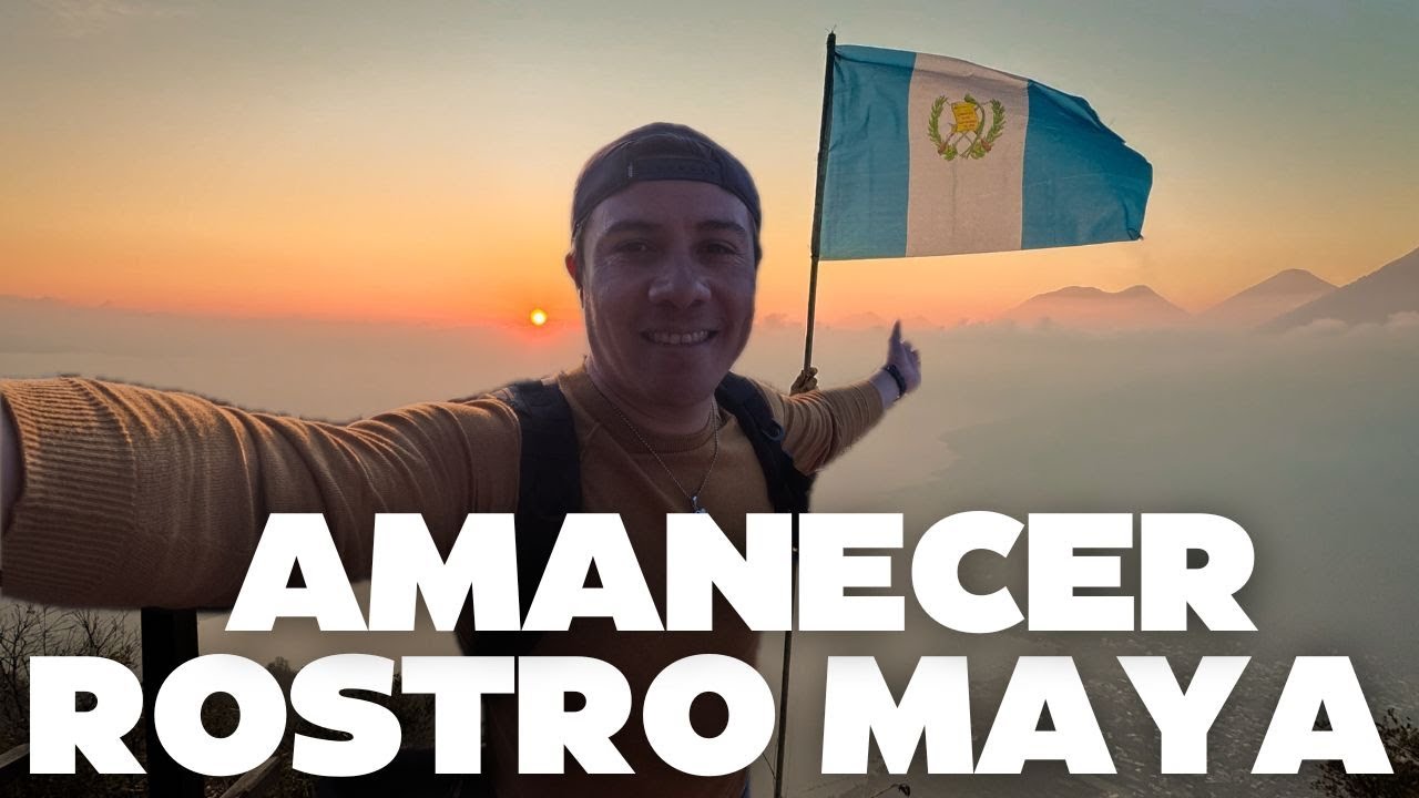 Subimos EL ROSTRO MAYA para ver unos de los AMANECERES más bonitos | NARIZ DEL INDIO | Guatemala