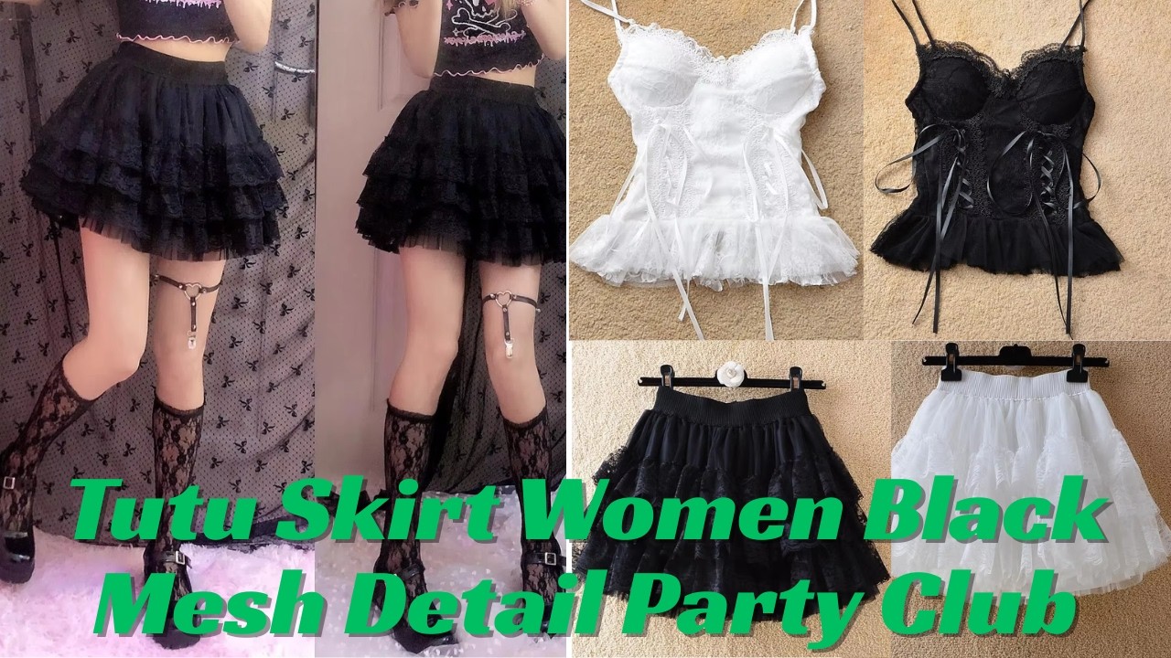 Women's black tutu skirt