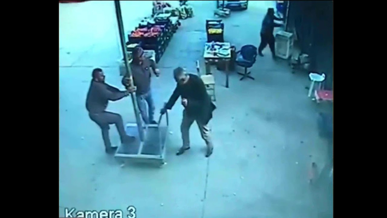 Incredible Moment: Man Flies off With Umbrella During Storm || GoViral