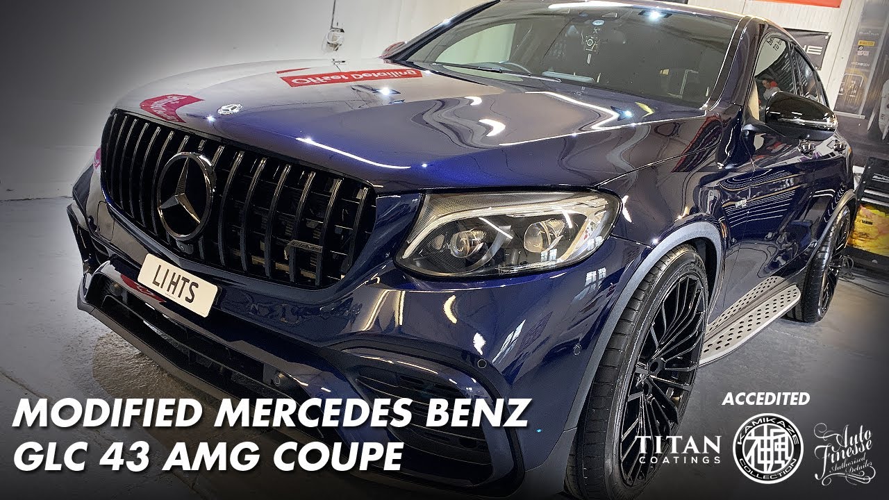 MODIFIED MERCEDES BENZ GLC 43 AMG COUPE KAMIKAZE COLLECTION ZIPANG OFFSET DETAILING ESSEX