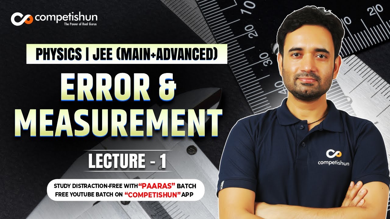 1 Significant figures | Significant numbers | Error and measurement | IIt advanced | JEE main