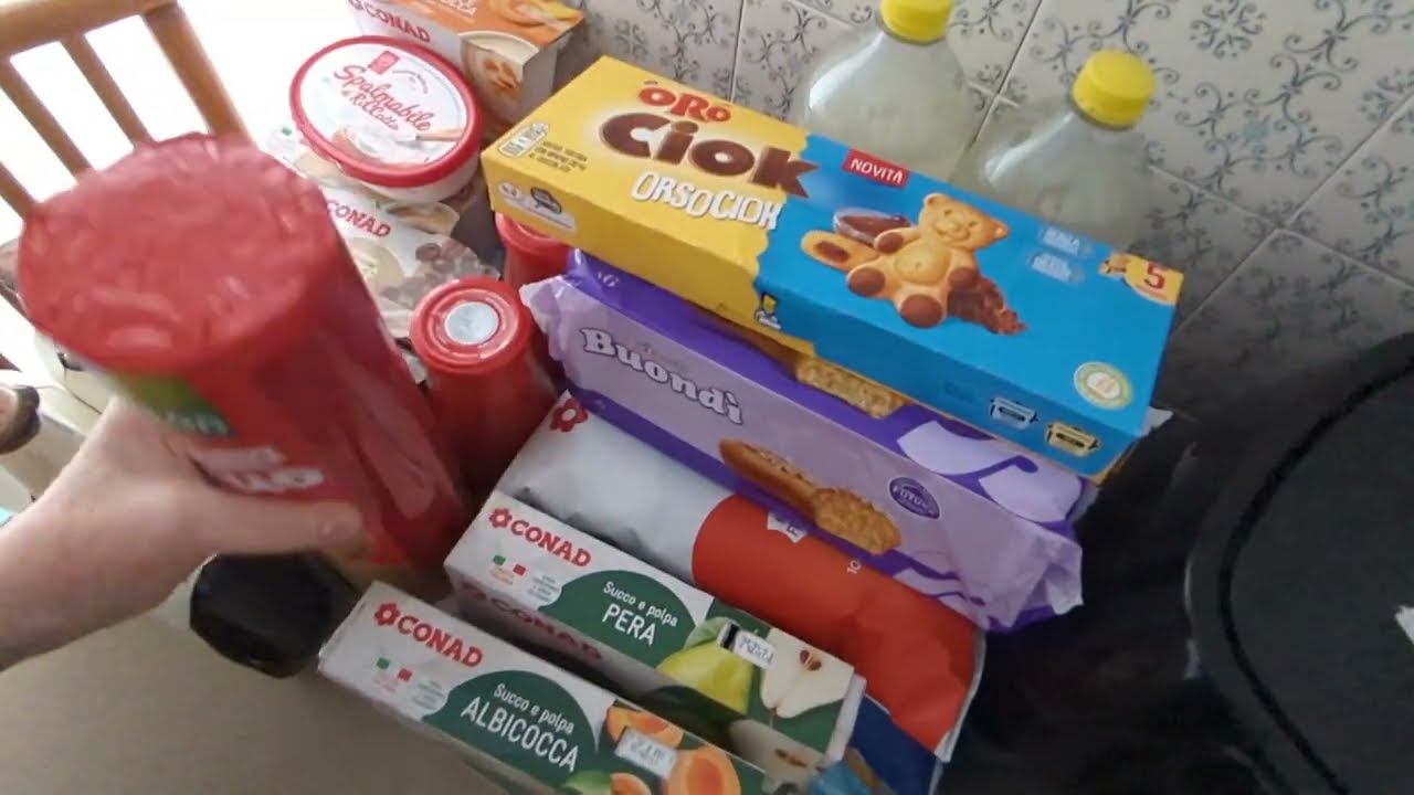  Svuota la spesa /sistemo la spesa e cucino con voi 