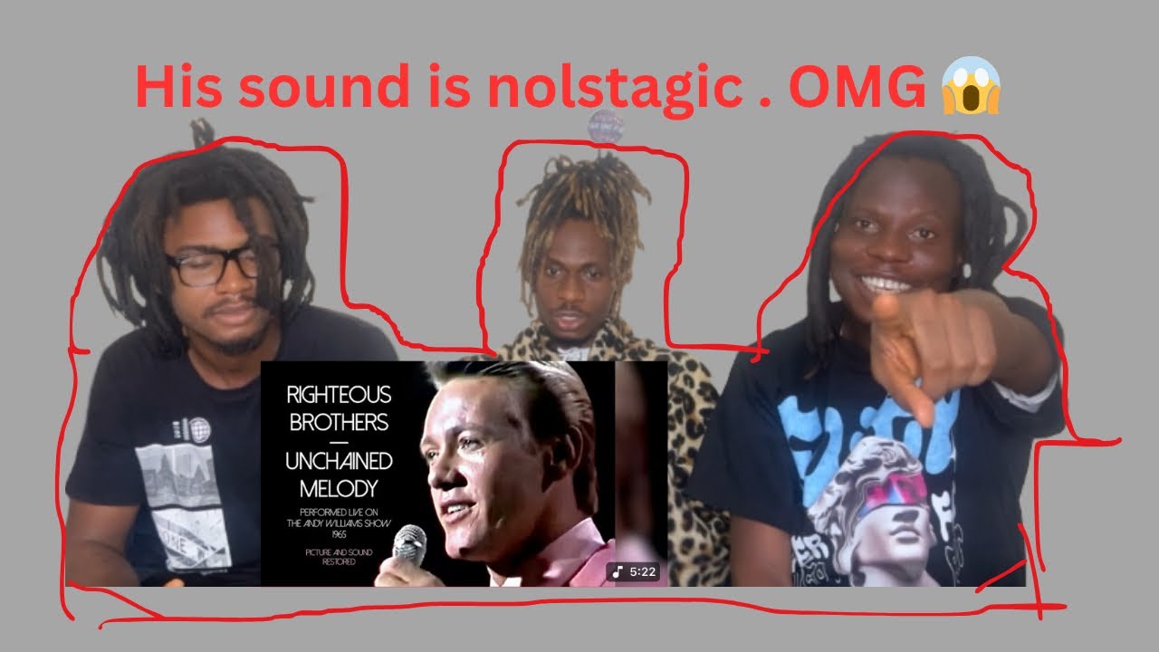 African Rappers first time reaction to the righteous brothers unchained melody  live (1965)