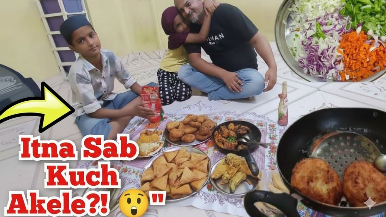 Sirf 1 ghante mein itni saari Iftari? 😲 My Busy Iftar Routine
