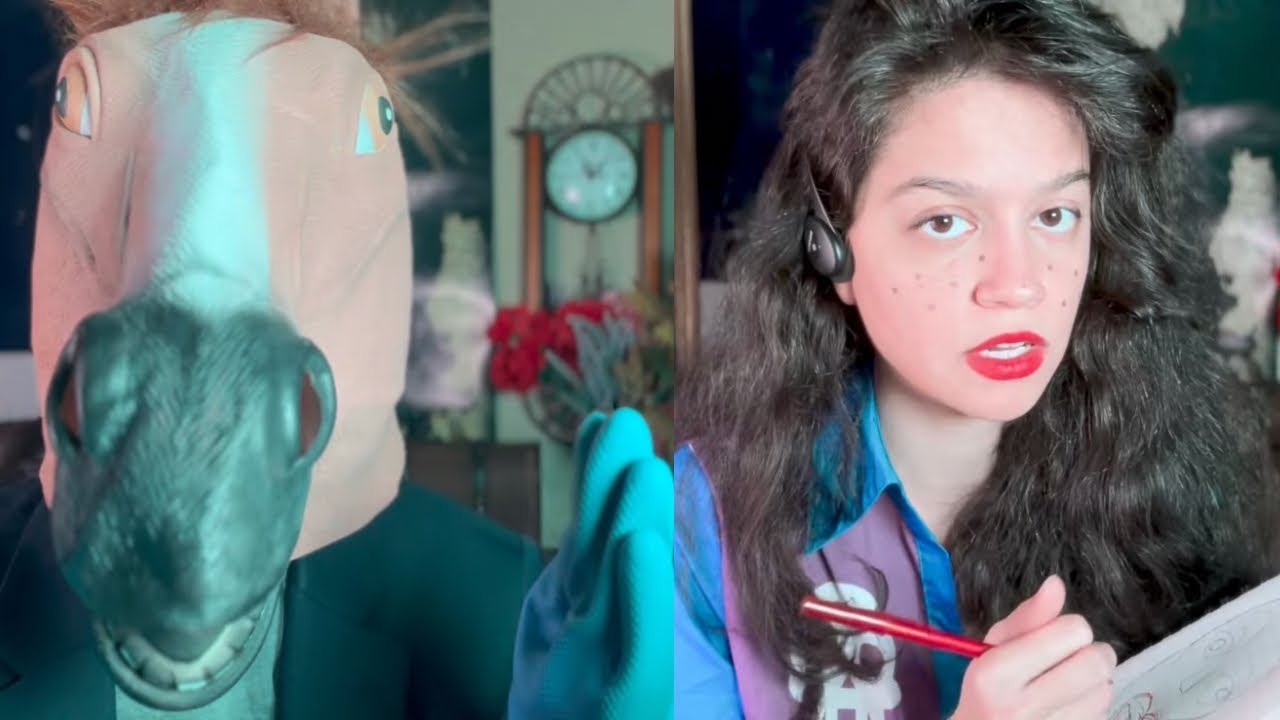 ASMR~ Dark Hollywood Plastic Surgery Facial Reconstruction {from Bojack Horseman + Sarah Lynn}