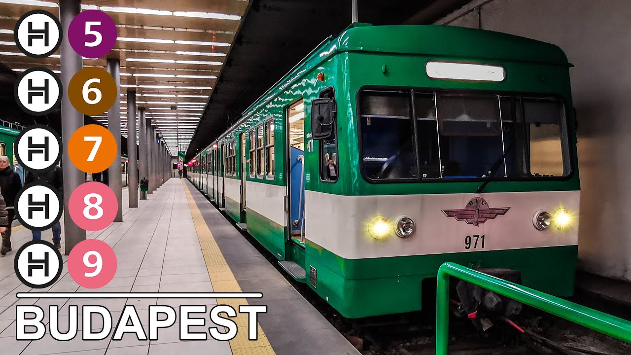 🇭🇺 HÉV - Budapest Suburban Trains System - All The Lines (4K) (2020)