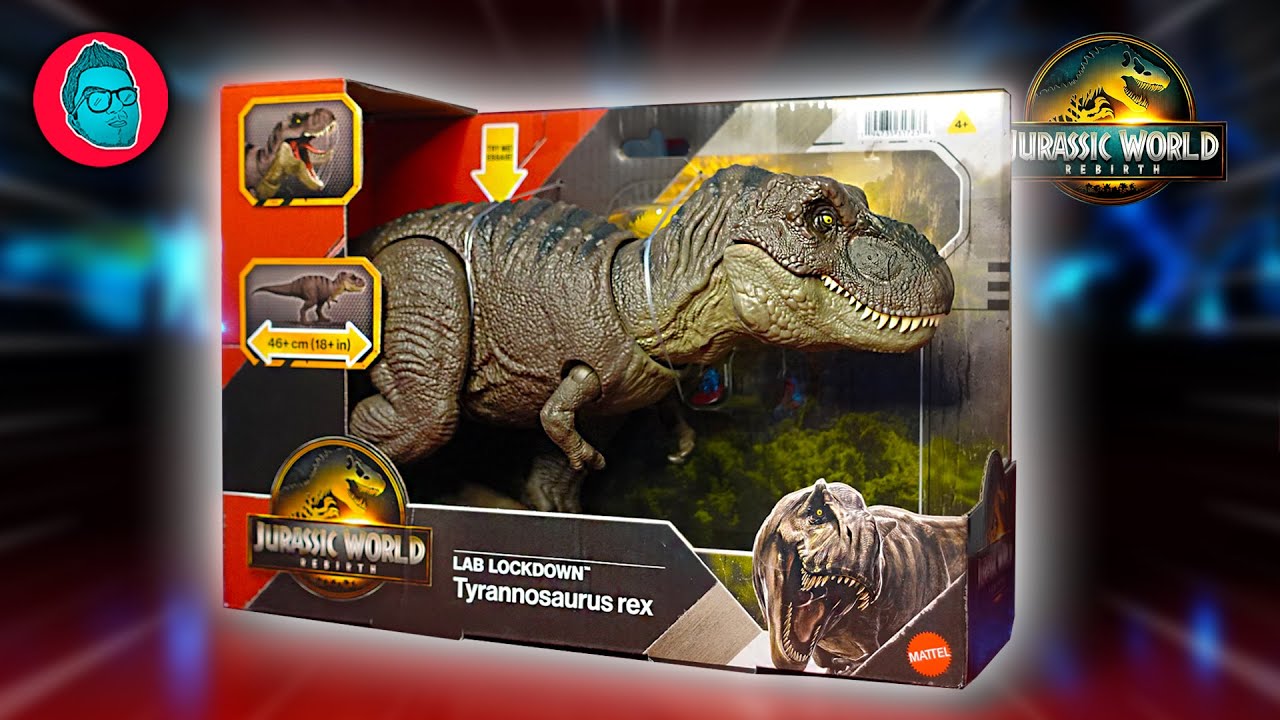 EL NUEVO MEJOR T-REX? 🦖 Review Lab Lockdown T-Rex JURASSIC WORLD REBIRTH 🟢
