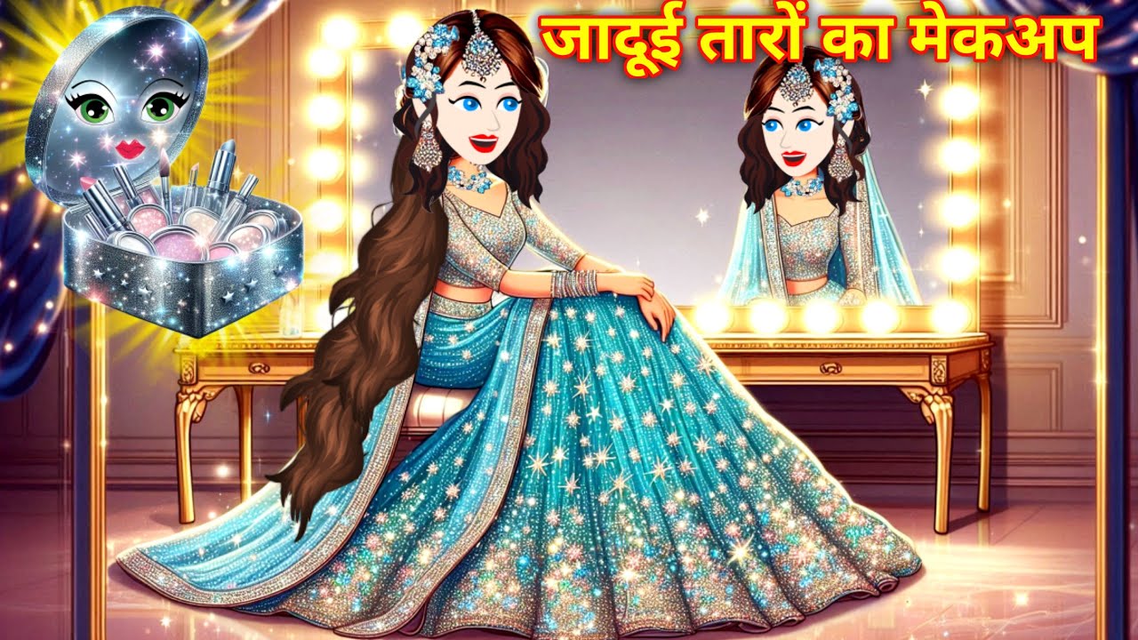 Jadui Lehenga | लम्बे बालों वाली परी का जादूई तारों का मेकअप