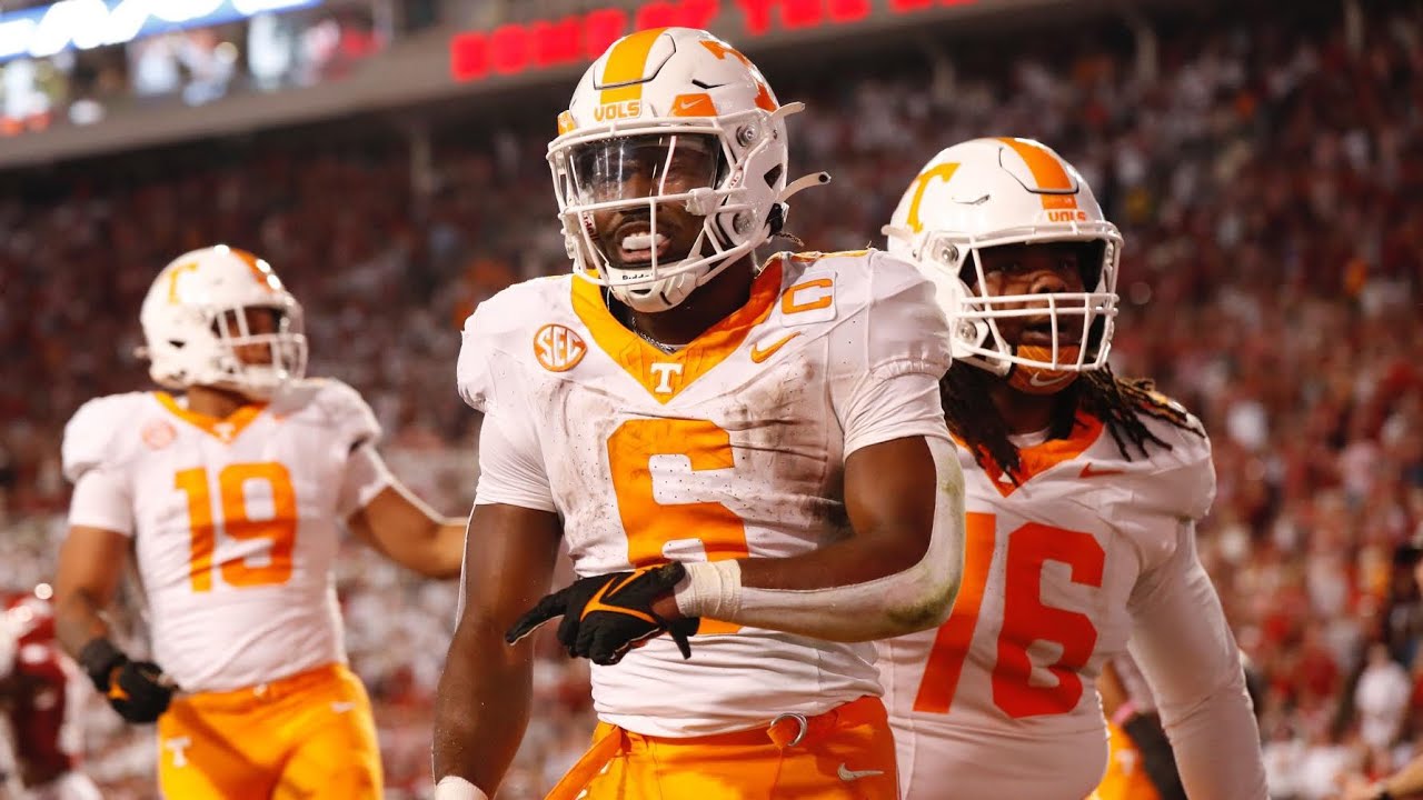 Dylan Sampson Rare High Quality Clips for Edits! (Tennessee Vols) (Upscaled With Topaz)