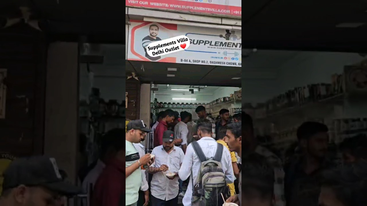Supplements villa Delhi Outlet 😍| #shorts #supplementsvilla