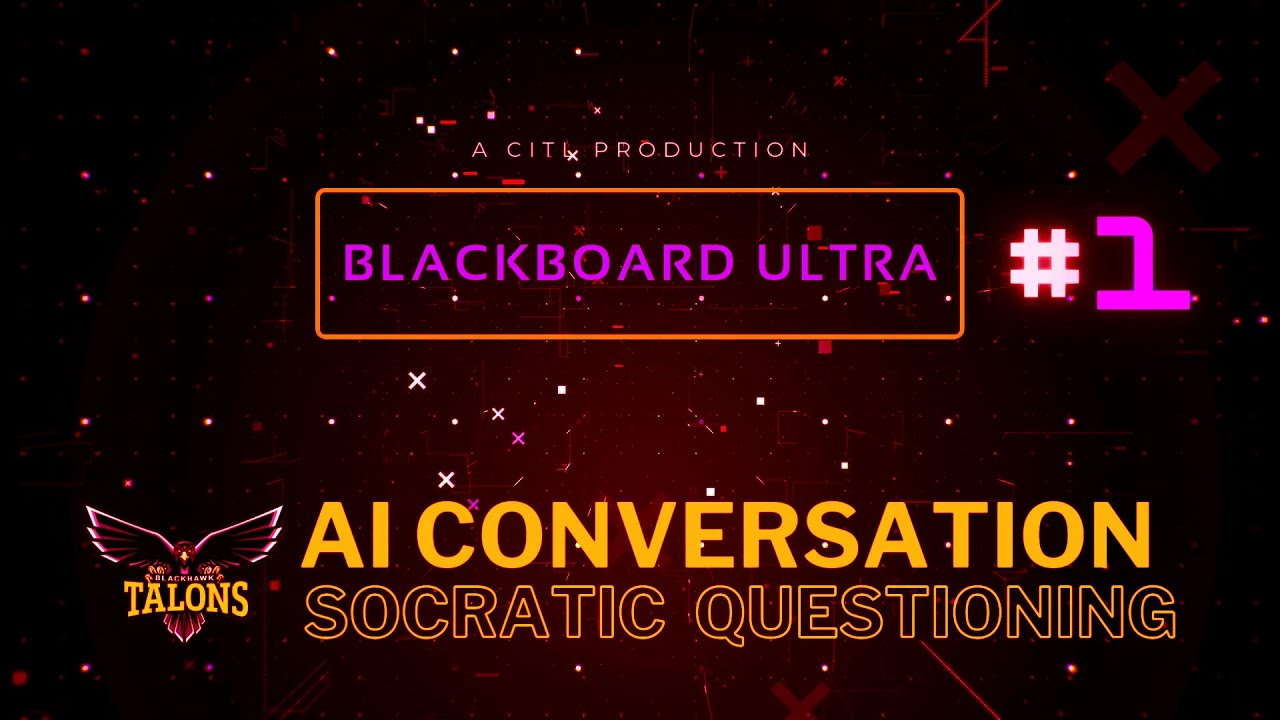 Blackboard Ultra: AI Conversation -- Socratic Questioning