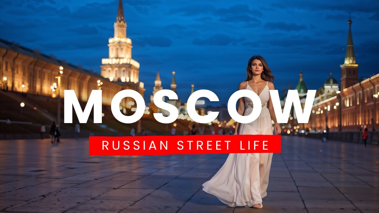 Moskvu, R&Uacute;SSLAND: L&iacute;f eftir VI&ETH;URL&Ouml;G - Ganga AF ARBAT STREET!