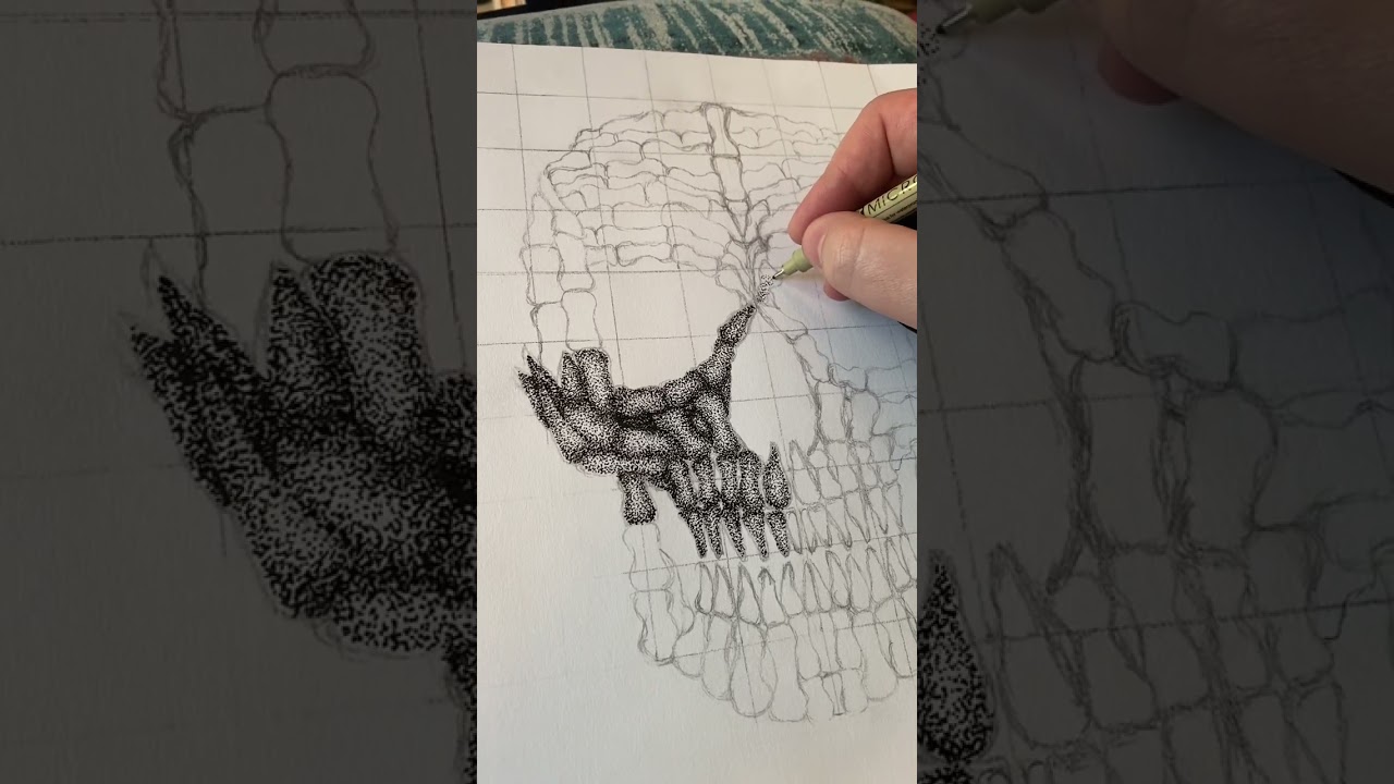 A work in progress #art #aesthetic #stippling #arttutorial #tattoo #tattooart