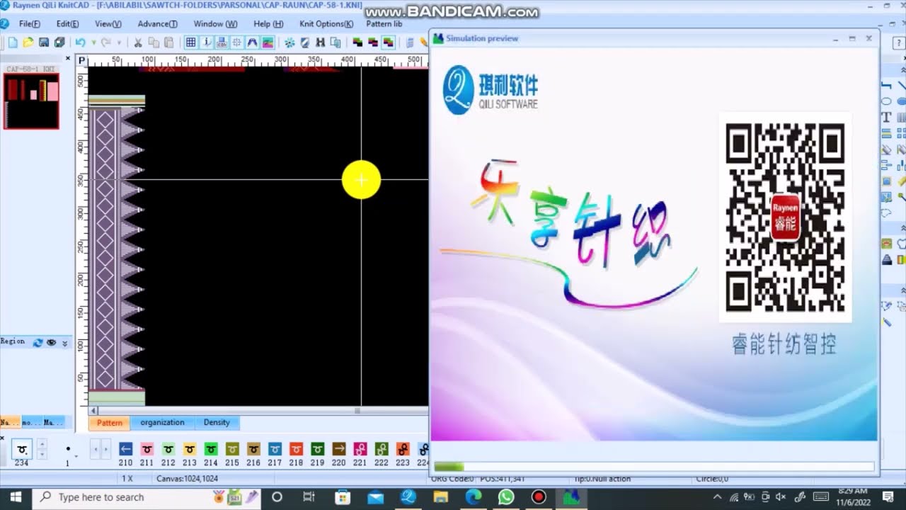 How to made a cap by raynen qili knitcad,hqpds,software |