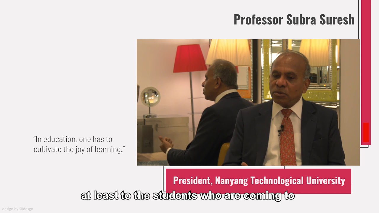 Technological pace cannot be stopped that easily - Prof Subra Suresh