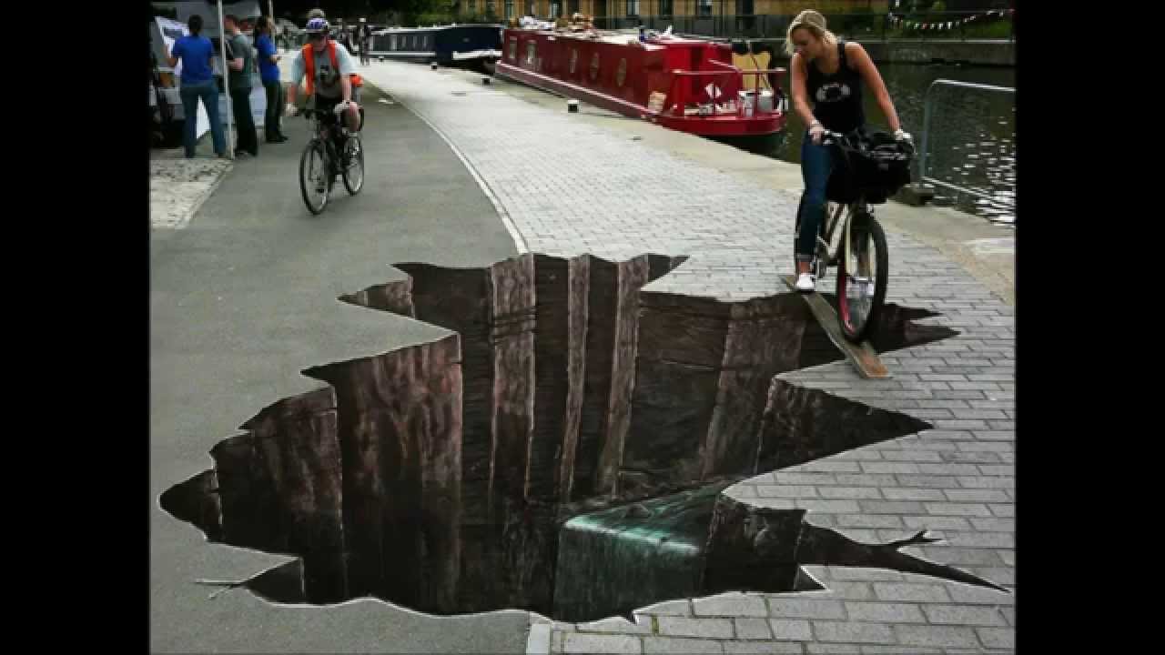 PINTURAS En La Calle 3D Arte en SUELO | DESATASCOS Castell&oacute;n CUBACAS