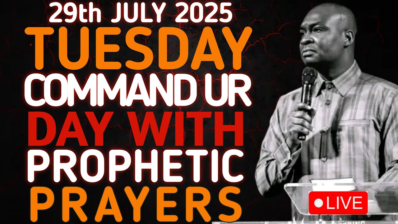 Command Your Day With Prophetic Prayers|Oh Lord Bless me Before The Month Ends By Apostle Joshua.