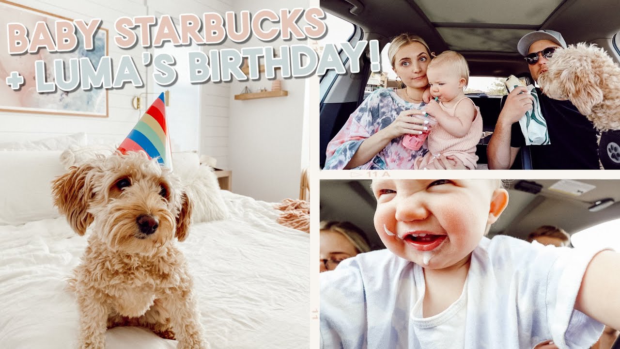 baby's first starbucks, luma's 2nd birthday + diy fall activity!