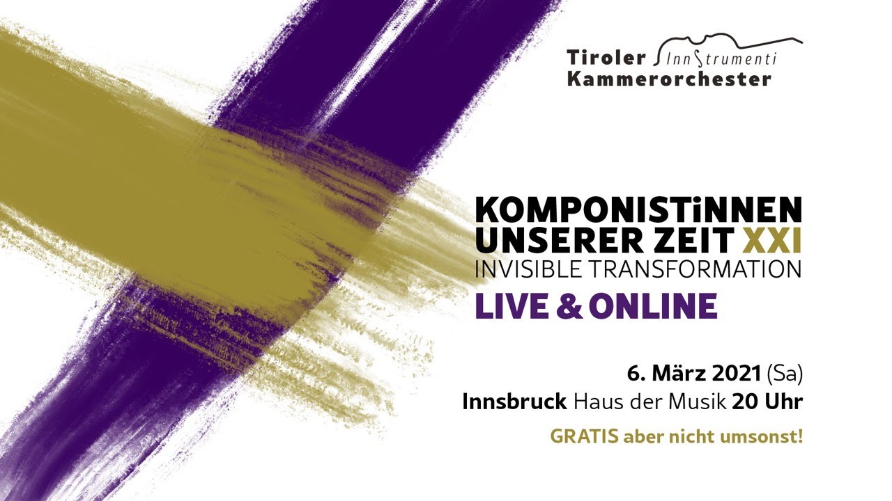 KomponistInnen unserer Zeit XXI | Live & Online