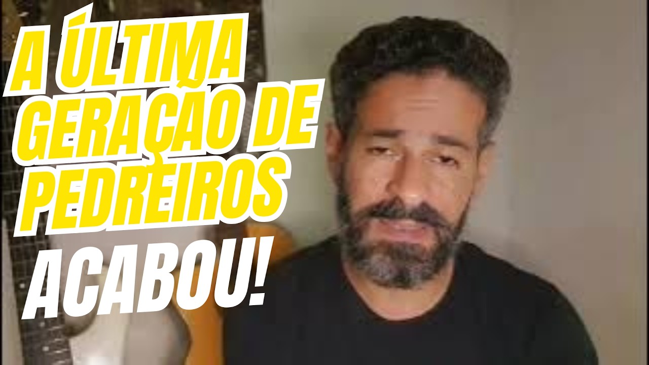O fim dos pedreiros está próximo