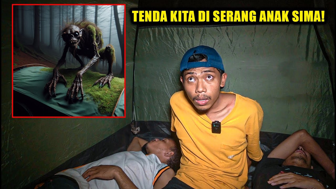 HANTU SIMA BERKELIARAN DI LUAR TENDA! SIAP TERKAM,NEKAT CAMPING DI HUTAN TERLARANG KALIMANATAN!