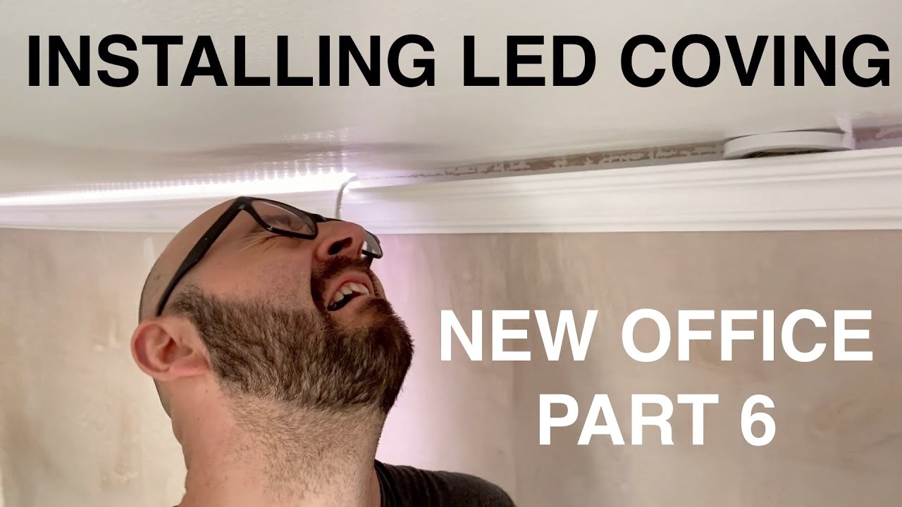 New Office part 6: Installing LED coving.