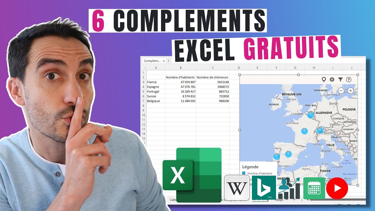 Excel les 6 compléments gratuits et indispensables