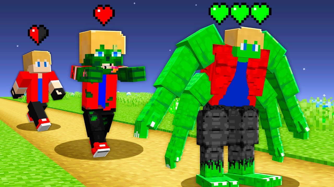 VIDA de ZUMBI no Minecraft!