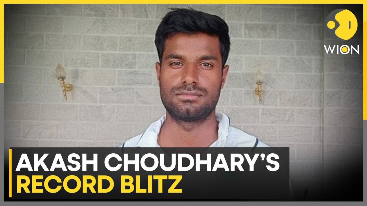 Meghalaya&rsquo;s Akash Choudhary Tops List of Fastest Fifties in First-Class Cricket | WION